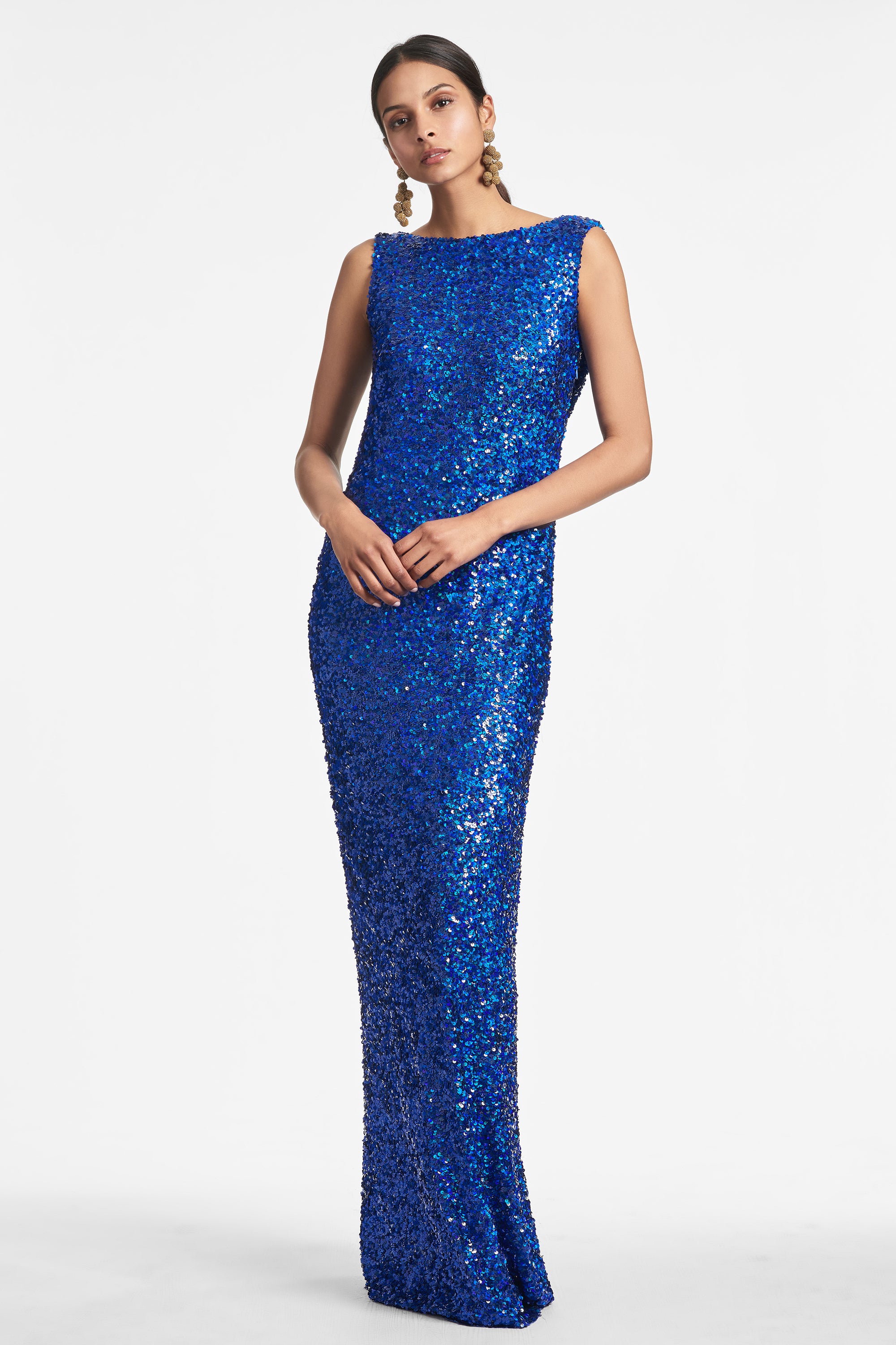 Asos Dress Sale|elegant Sequined Evening Gown - Plus Size Square Collar  Formal Dress